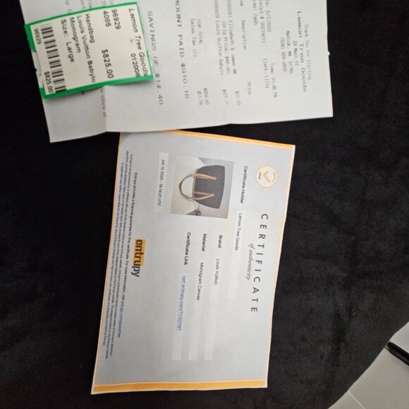 Louis Vuitton Monogram Babylone Tote W/ Lock & Keys and COA - Picture 3 of 16